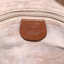 GUCCI Shoulder Bag Canvas Leather Beige Gold 007 115 0162 Auth ep11872-18