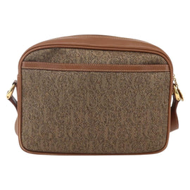 GUCCI Shoulder Bag Canvas Leather Beige Gold 007 115 0162 Auth ep11872 - 0