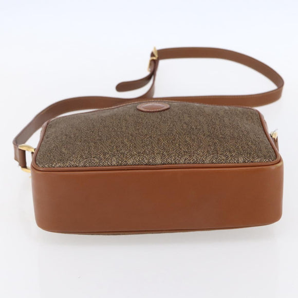 GUCCI Shoulder Bag Canvas Leather Beige Gold 007 115 0162 Auth ep11872