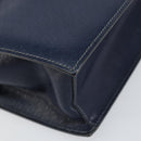 GUCCI Hand Bag Leather Navy Gold 000 46 0096 Auth ep11875-15