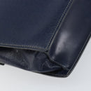 GUCCI Hand Bag Leather Navy Gold 000 46 0096 Auth ep11875-17