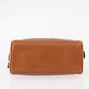 GUCCI Bamboo Hand Bag Leather Brown Gold 007 3444 0232 Auth ep11877-10