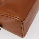 GUCCI Bamboo Hand Bag Leather Brown Gold 007 3444 0232 Auth ep11877-13