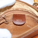 GUCCI Bamboo Hand Bag Leather Brown Gold 007 3444 0232 Auth ep11877-16