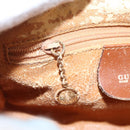 GUCCI Bamboo Hand Bag Leather Brown Gold 007 3444 0232 Auth ep11877-20