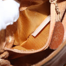 GUCCI Bamboo Hand Bag Leather Brown Gold 007 3444 0232 Auth ep11877-21