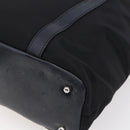 GUCCI Bamboo Hand Bag Nylon Black Silver 000 3754 0508 Auth ep11878-9