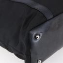 GUCCI Bamboo Hand Bag Nylon Black Silver 000 3754 0508 Auth ep11878-14