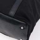 GUCCI Bamboo Hand Bag Nylon Black Silver 000 3754 0508 Auth ep11878-15