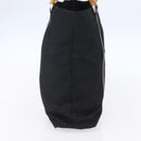 GUCCI Bamboo Hand Bag Nylon Black Silver 000 3754 0508 Auth ep11878-3