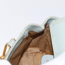 GUCCI Shoulder Bag Suede 2way Light Blue Gold 007 1793 0238 Auth ep11879-19