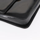 GUCCI Shoulder Bag Enamel Black Gold 004 33 0280 Auth ep11880-9