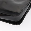 GUCCI Shoulder Bag Enamel Black Gold 004 33 0280 Auth ep11880-16