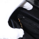 GUCCI Shoulder Bag Enamel Black Gold 004 33 0280 Auth ep11880-22