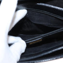 GUCCI Shoulder Bag Enamel Black Gold 004 33 0280 Auth ep11880-23