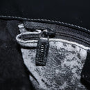 GUCCI Shoulder Bag Enamel Black Silver 001 3115 Auth ep11884-21