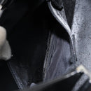 GUCCI Shoulder Bag Enamel Black Silver 001 3115 Auth ep11884-11