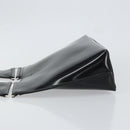 GUCCI Shoulder Bag Enamel Black Silver 001 3115 Auth ep11884-4