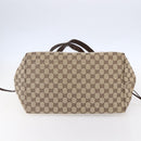 GUCCI GG Canvas Tote Bag Beige Silver 019 0493 Auth ep11885-5
