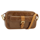 LOUIS VUITTON Monogram Vernis Christy MM Bag Bronze M91109 LV Auth ep11886-1