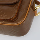 LOUIS VUITTON Monogram Vernis Christy MM Bag Bronze M91109 LV Auth ep11886-14