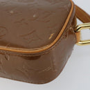 LOUIS VUITTON Monogram Vernis Christy MM Bag Bronze M91109 LV Auth ep11886-16