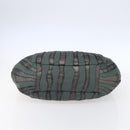 PRADA Hand Bag Leather Gray Silver Auth ep11888-5