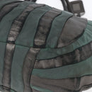 PRADA Hand Bag Leather Gray Silver Auth ep11888-10