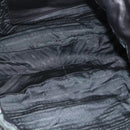 PRADA Hand Bag Leather Gray Silver Auth ep11888-11