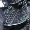 PRADA Hand Bag Leather Gray Silver Auth ep11888-22