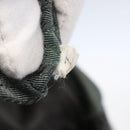 PRADA Hand Bag Leather Gray Silver Auth ep11888-12