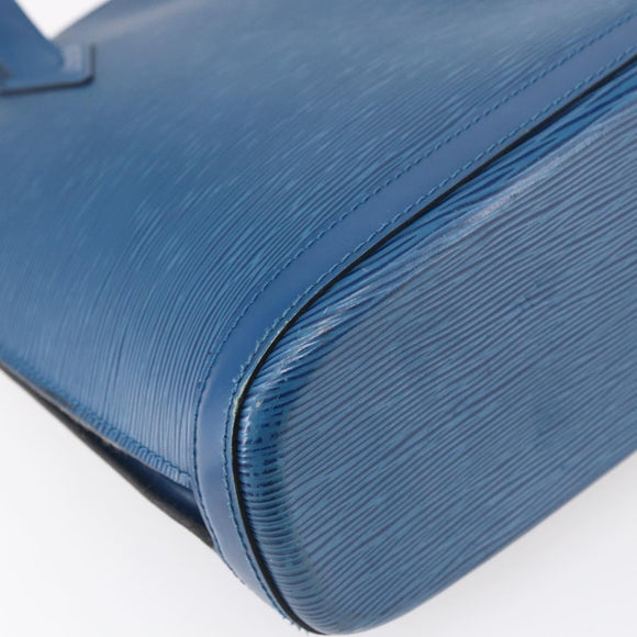 LOUIS VUITTON Epi Lussac Shoulder Bag Blue M52285 LV Auth ep11892