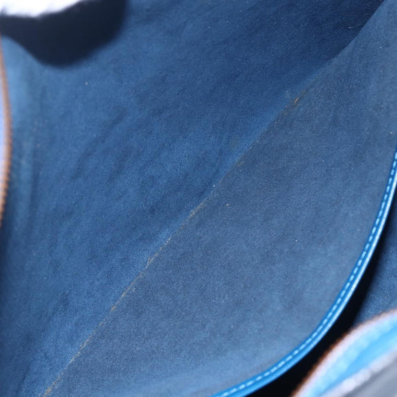 LOUIS VUITTON Epi Lussac Shoulder Bag Blue M52285 LV Auth ep11892