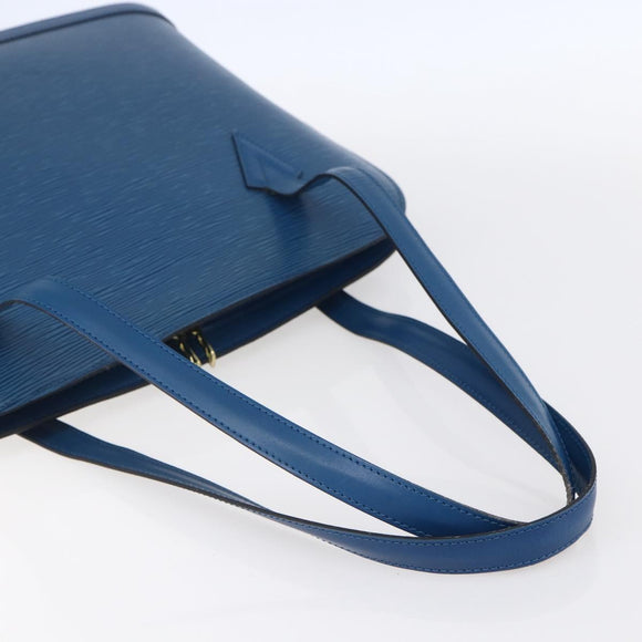 LOUIS VUITTON Epi Lussac Shoulder Bag Blue M52285 LV Auth ep11892