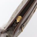 GUCCI GG Supreme Clutch Bag PVC Beige Gold 0141666063 Auth ep11893-9