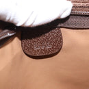 GUCCI GG Supreme Clutch Bag PVC Beige Gold 0141666063 Auth ep11893-18