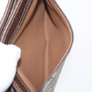 GUCCI GG Supreme Clutch Bag PVC Beige Gold 0141666063 Auth ep11893-11