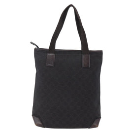 GUCCI GG Canvas Tote Bag Dark Brown 28892 00 Auth ep11898 - 0