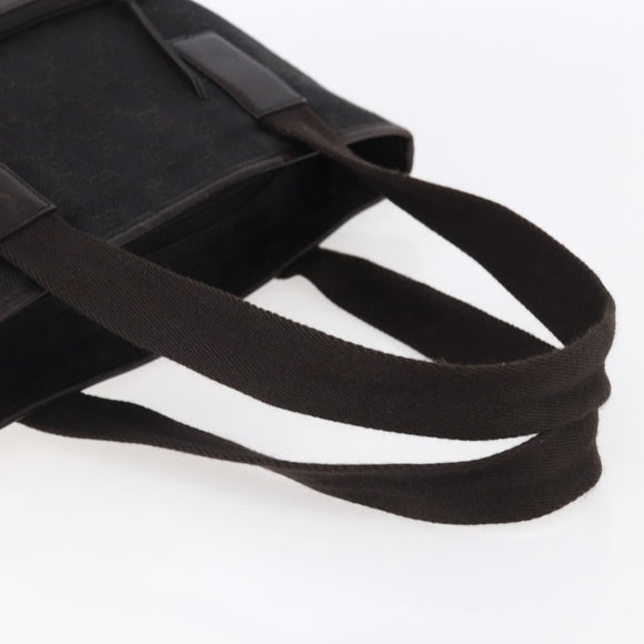 GUCCI GG Canvas Tote Bag Dark Brown 28892 00 Auth ep11898