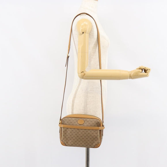 GUCCI Micro GG Supreme Shoulder Bag PVC Gold Beige 007 084 0092 Auth ep11900