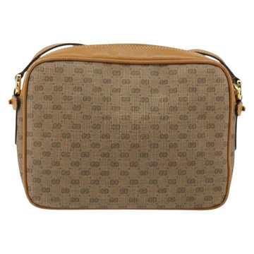GUCCI Micro GG Supreme Shoulder Bag PVC Gold Beige 007 084 0092 Auth ep11900 - 0