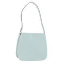 GUCCI Shoulder Bag Leather Light Blue Silver 007 406 0259 Auth ep11902-1