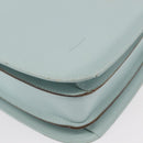 GUCCI Shoulder Bag Leather Light Blue Silver 007 406 0259 Auth ep11902-15