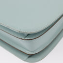 GUCCI Shoulder Bag Leather Light Blue Silver 007 406 0259 Auth ep11902-8