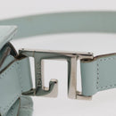 GUCCI Shoulder Bag Leather Light Blue Silver 007 406 0259 Auth ep11902-9