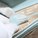 GUCCI Shoulder Bag Leather Light Blue Silver 007 406 0259 Auth ep11902-12