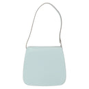 GUCCI Shoulder Bag Leather Light Blue Silver 007 406 0259 Auth ep11902-2