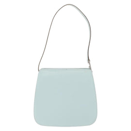 GUCCI Shoulder Bag Leather Light Blue Silver 007 406 0259 Auth ep11902 - 0