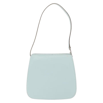 GUCCI Shoulder Bag Leather Light Blue Silver 007 406 0259 Auth ep11902 - 0