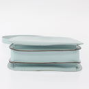 GUCCI Shoulder Bag Leather Light Blue Silver 007 406 0259 Auth ep11902-5